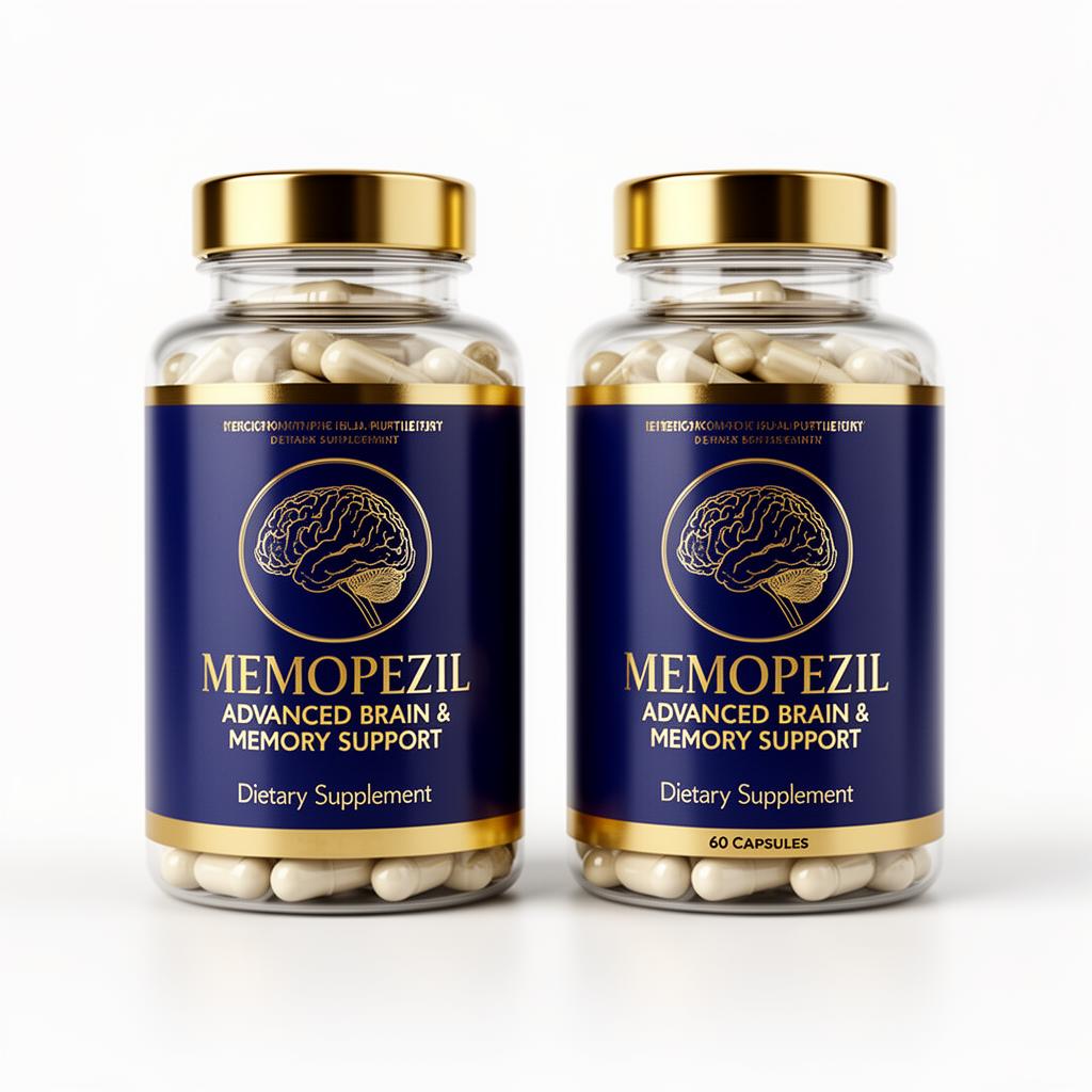 Memopezil Advanced Brain & Memory Support supplement bottle